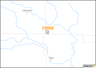 map of Cando