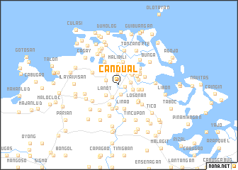 map of Candual