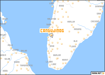 map of Candujinog