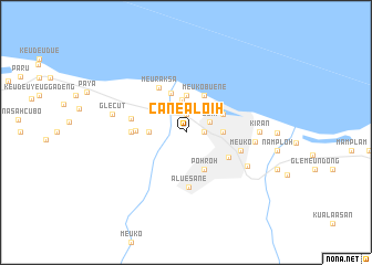 map of Canealoih