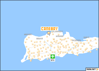 map of Canebay