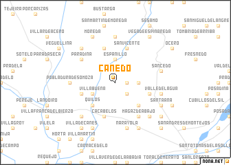 map of Canedo