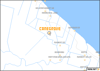 map of Cane Grove