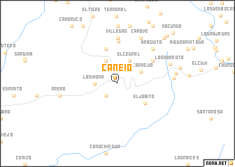 map of Caneio