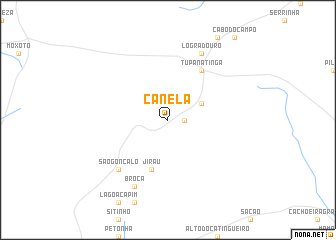 map of Canela