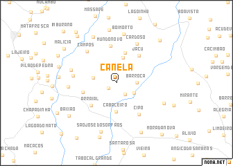 map of Canela