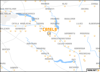 map of Canela