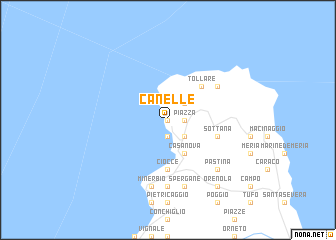 map of Canelle