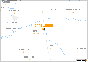 map of Canelones