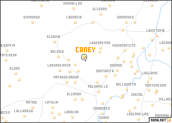 map of Caney