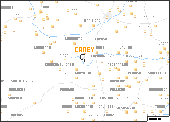 map of Caney