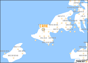 map of Cane