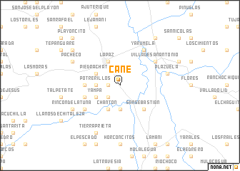 map of Cane