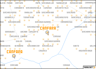 map of Canfara