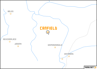 map of Canfield