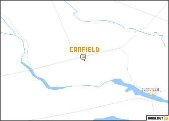 map of Canfield