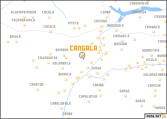map of Cangala