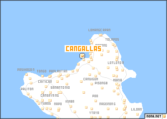 map of Cangallas