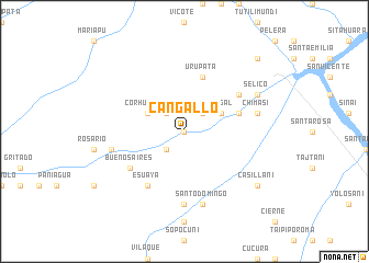 map of Cangallo