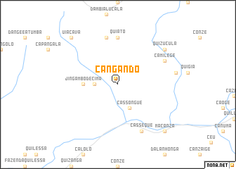 map of Cangando