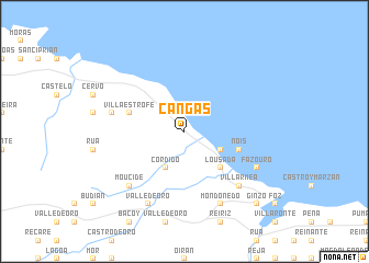 map of Cangas