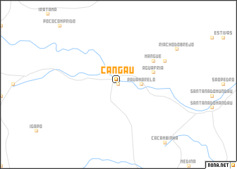 map of Cangaú