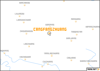 map of Cangfangzhuang