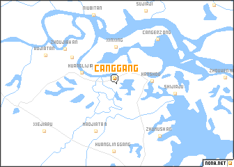 map of Canggang