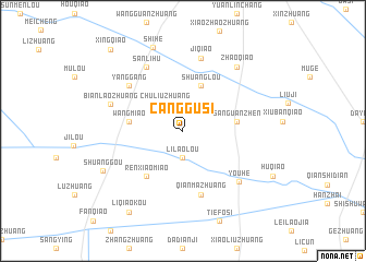 map of Canggusi