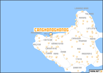 map of Canghonoghonog