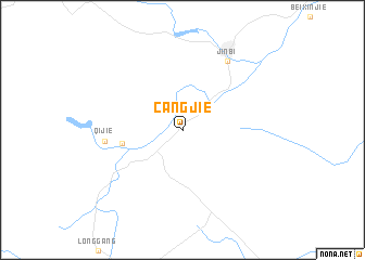 map of Cangjie