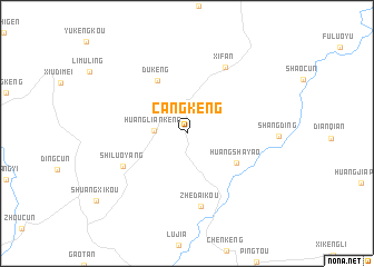 map of Cangkeng