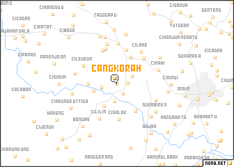 map of Cangkorah