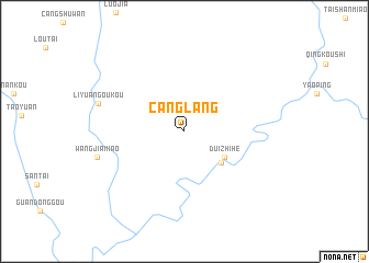 map of Canglang
