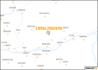 map of Canglingkeng