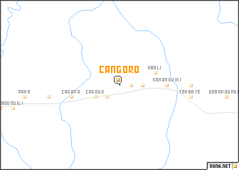 map of Cangoro