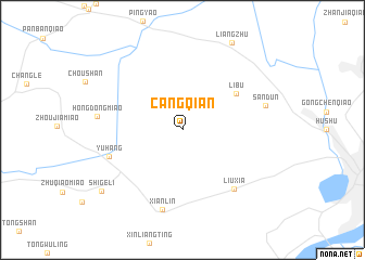 map of Cangqian