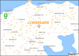 map of Cangrejera