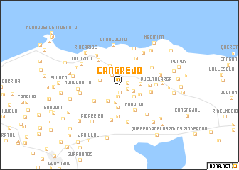 map of Cangrejo