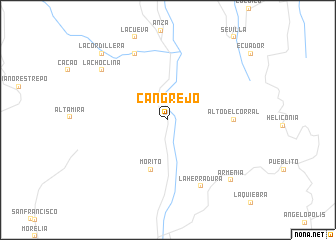 map of Cangrejo