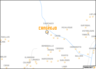 map of Cangrejo