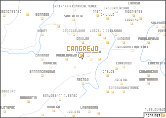 map of Cangrejo