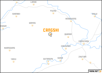 map of Cangshi