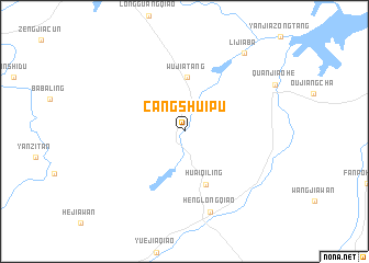 map of Cangshuipu