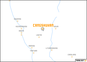 map of Cangshuwan