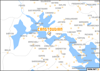 map of Cangtoudian