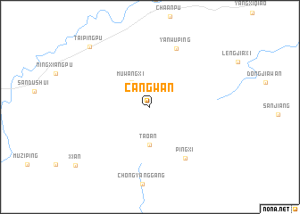 map of Cangwan