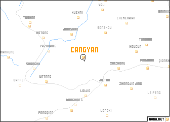 map of Cangyan