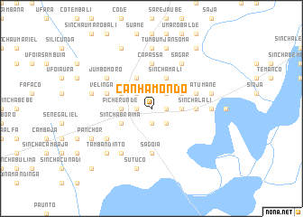 map of Canhamondo