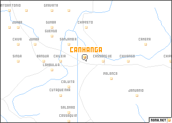 map of Canhanga